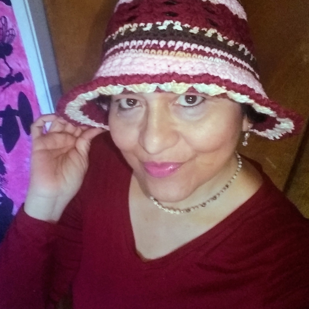 Handmade Crochet Bucket Hat - Picture 3 of 3
